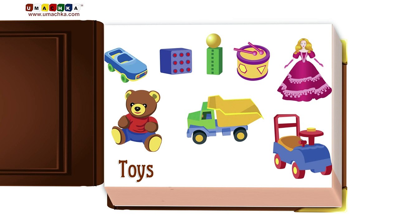 Flashcards for Kids - Infant Early Learning Educational Video: Toys.