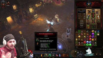 [Diablo 3] Insane One Shot Barbarian Build - Immortal King/Raekor (Patch 2.2)