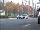 Drifting in a Japanese industrial area