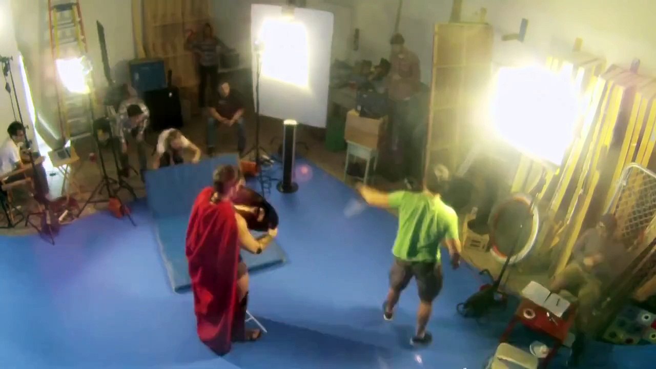 Epic Rap Battles Of History - Behind The Scenes - Master Chief vs Leonidas