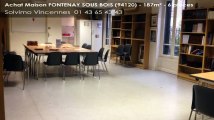 A vendre - maison - FONTENAY SOUS BOIS (94120) - 6 pièces - 187m²