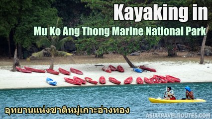 Kayaking in Mu Ko Ang Thong National Park
