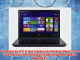 Acer Aspire E5471P 14inch Touchscreen Notebook Black Intel Core i34030U 19GHz 4GB RAM 1TB HDD Integrated Graphics Window