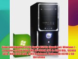 Silent multimedia PC CSL Sprint H5787u Quad incl Windows 7 computersystem with AMD A86600K CPU 4x 3900 MHz 1000GB SATA 1