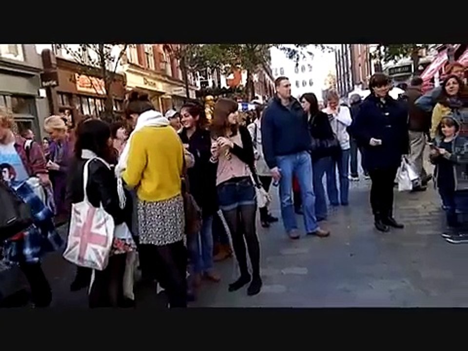 Very funny, Street Performer (Roman Warrior) at Covent Garden, London, England
