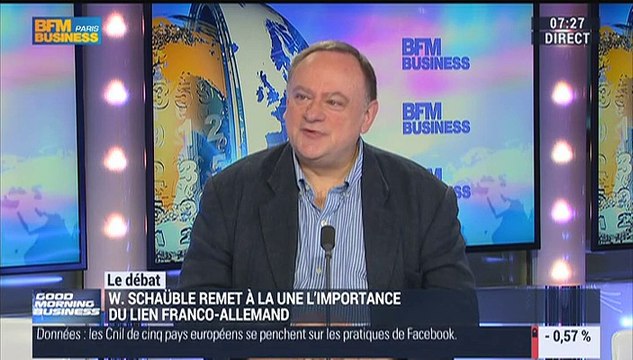 Jean-Marc Daniel: Wolfgang Schäuble: la France serait contente que quelqu'un force le Parlement à voter de dures réformes. - 17/04