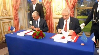 التوقيع على بروتوكول تعاون برلماني بين مجلس النواب المغربي و الجمعية الوطنية الفرنسية