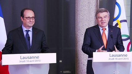 Déclaration commune avec Thomas Bach, Président du Comité International Olympique (CIO)