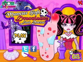 Monster High Draculaura Foot Doctor game
