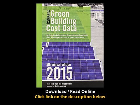 Download Rsmeans Green Building Cost Data By PDF