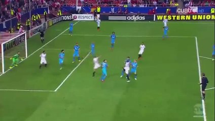 La superbe reprise de volée de Denis Suarez