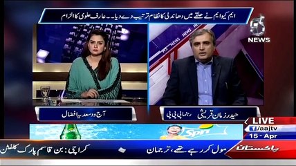Aaj With Saadia Afzaal – 15th April 2015