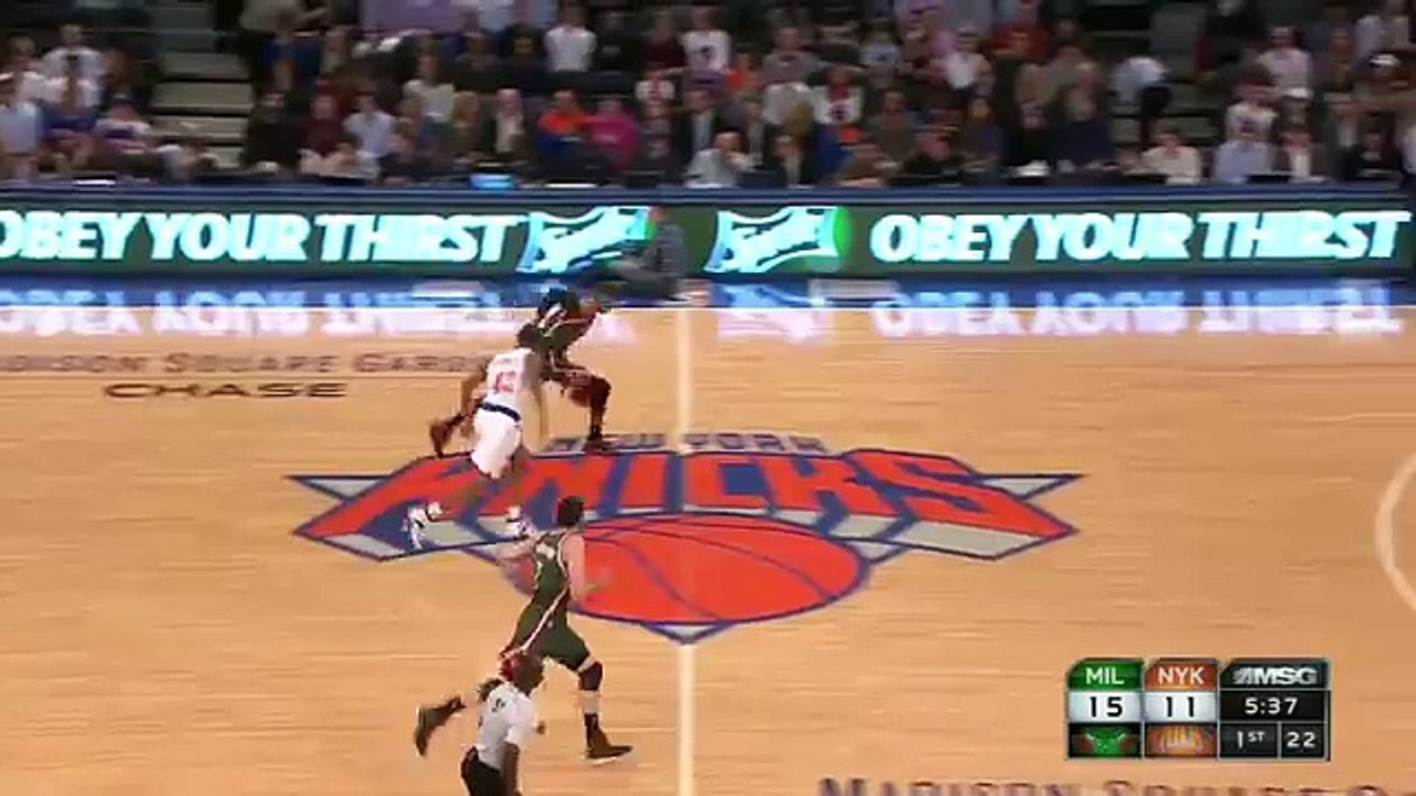 [HD] Milwaukee Bucks vs New York Knicks _ Highlights _ April 10, 2015 _ NBA Season 2014_15