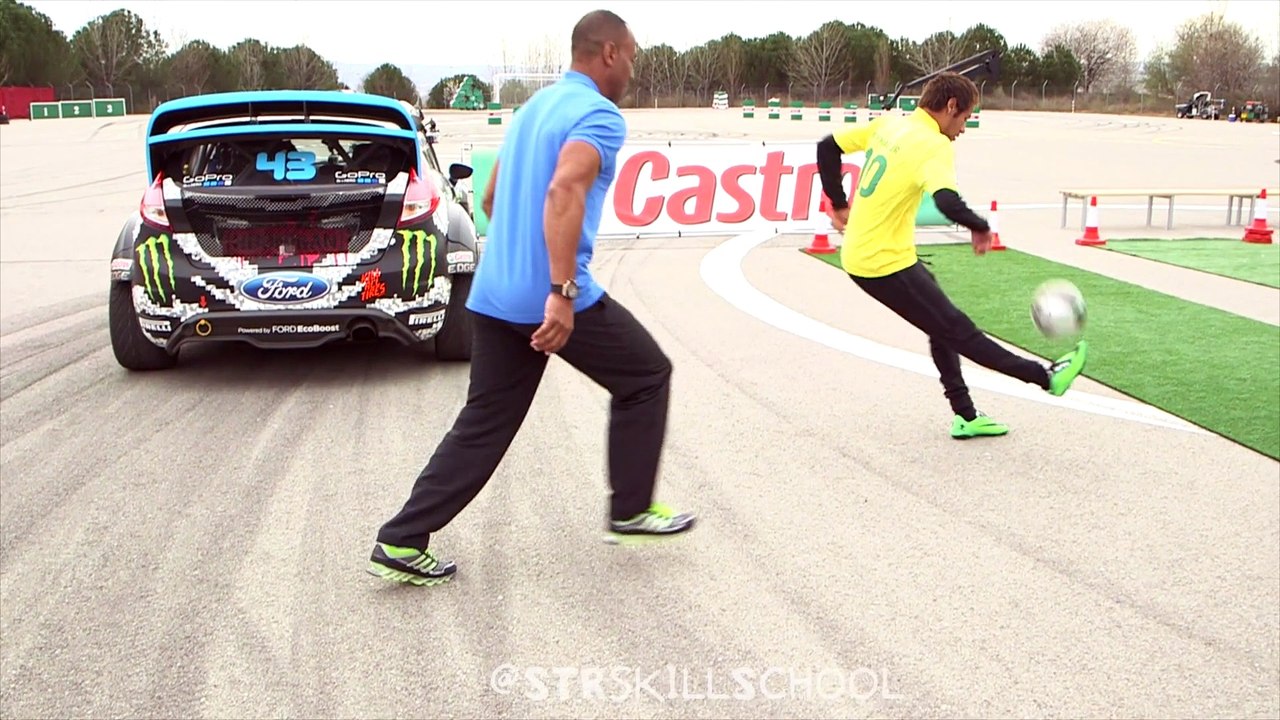 Neymar skills 2014 - Learn Football soccer skills with Neymar & Cafu