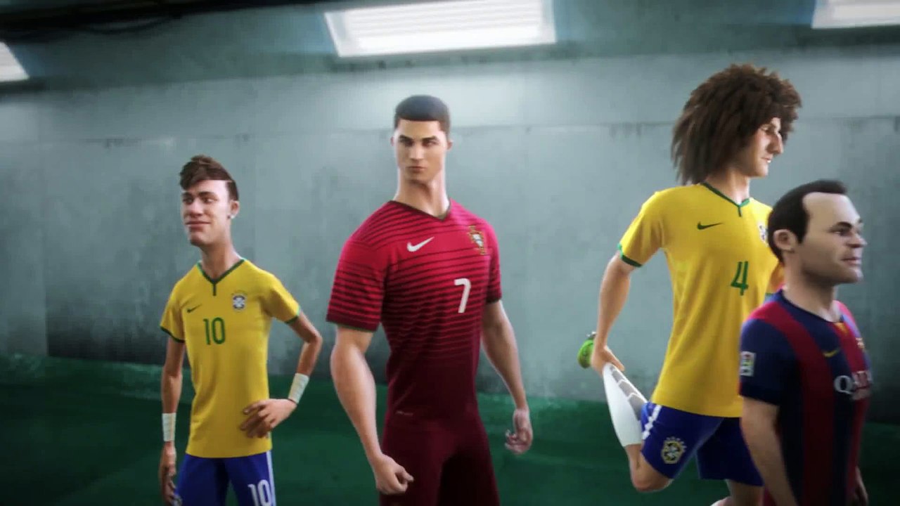 Nike Football   Tunnel  ft. CR7, Rooney, Neymar Jr., Zlatan, Iniesta, David Luiz, Ribéry, Tim Howard