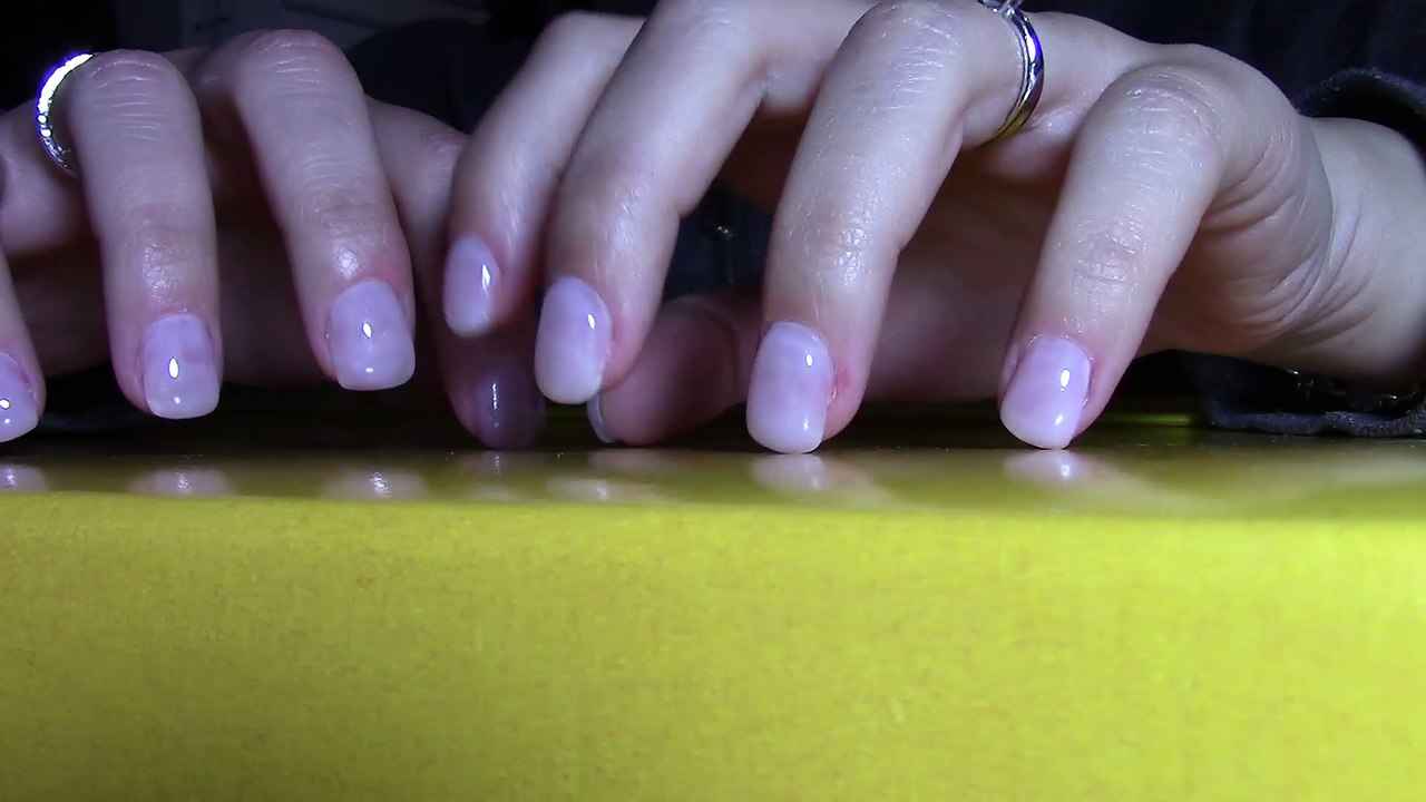 ASMR - Tapping on cardboard folder