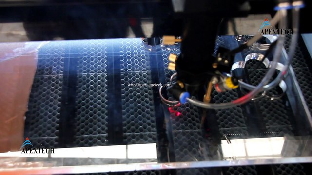 jinan apex cnctech 1390 laser machine cutting acrylic material