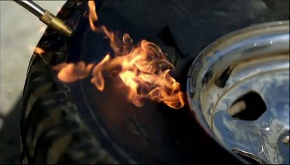 Mythbusters | Flat Tire & Starting Fluid