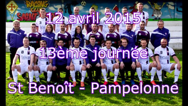 Résumé match St Benoît - Pampelonne du 12-04-2015