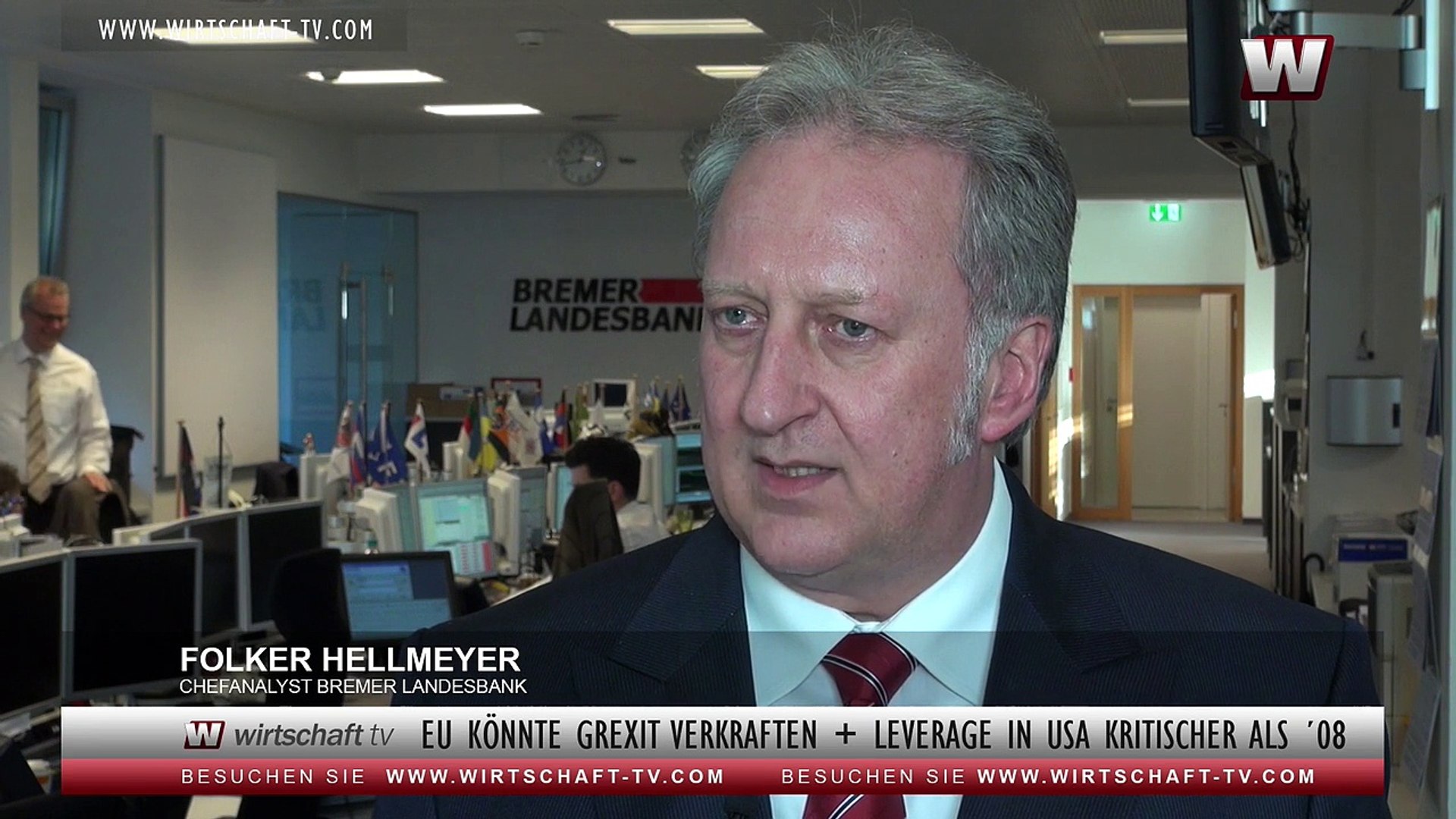 Folker Hellmeyer Uber Grexit Und Kreditblase In Den Usa Video Dailymotion