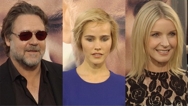 Russell Crowe, Isabel Lucas, Jacqueline McKenzie THE WATER DIVINER Premiere ARRIVALS