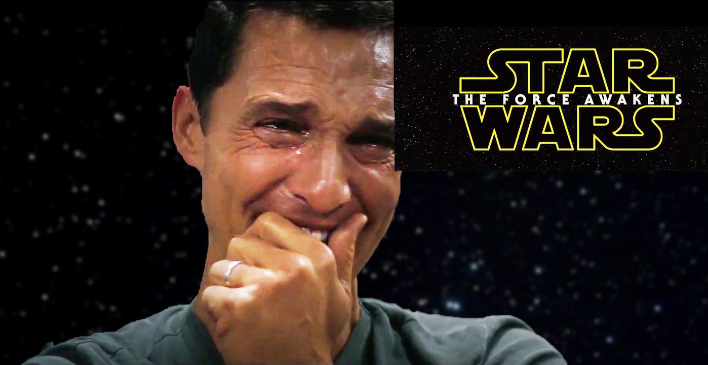 L'incroyable réaction de Matthew McConaughey devant le trailer de Star Wars 7