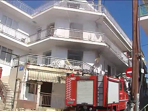 Φωτιά σε σπίτι στη Λαμία