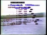 K4 1000m Finale Olympische Spiele 1980 Moskau