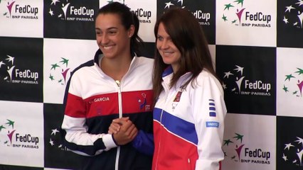 Fed Cup 2015, 1/2F #CZEFRA : le tirage au sort