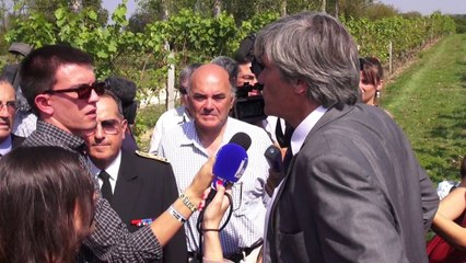 2-Grêle, Stéphane le Foll, Ministre de l'Agriculture à Saint-Léon