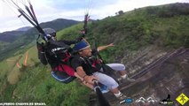 Índio Ianomâmi realiza sonho de voar de parapente