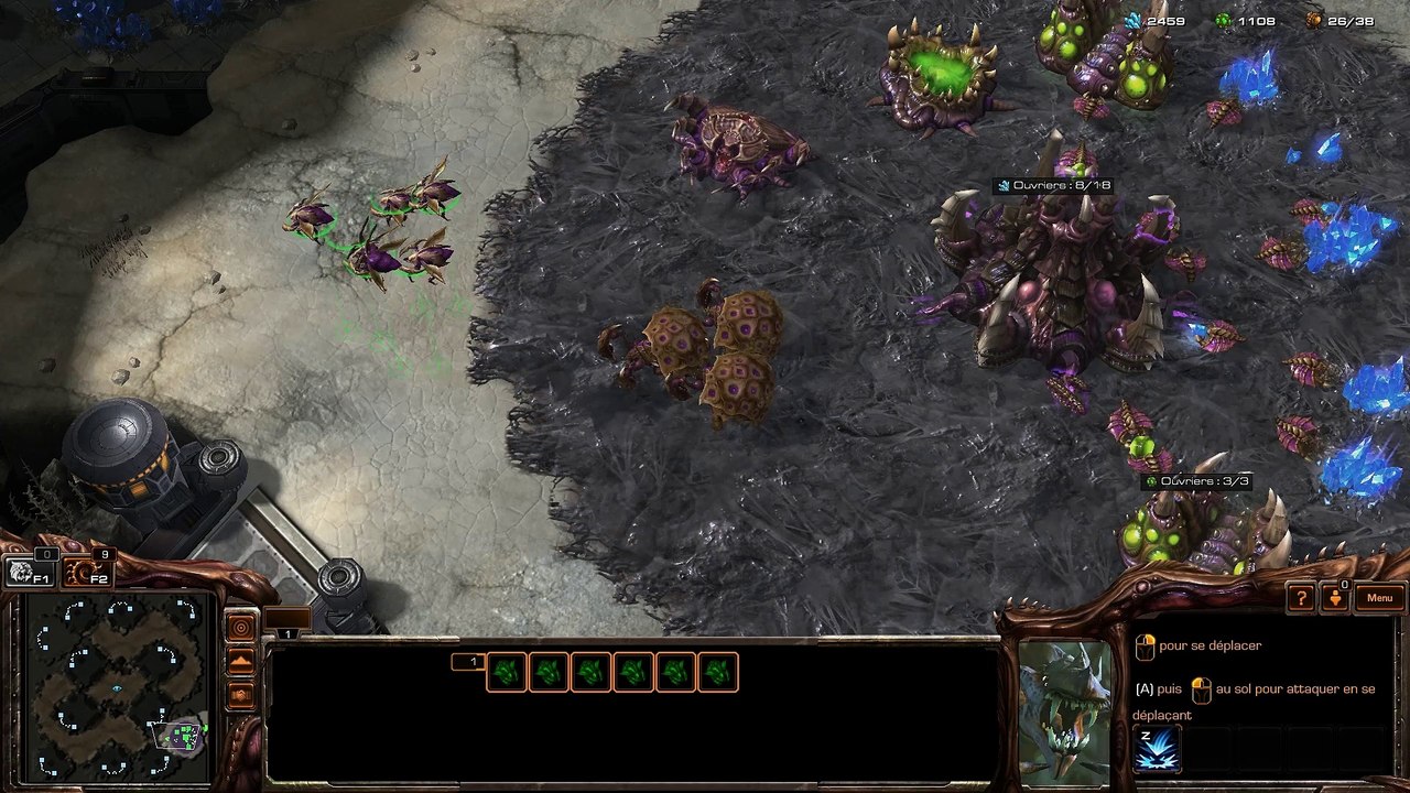 Les nuisibles volants de l'Essaimeur dans Legacy of the Void