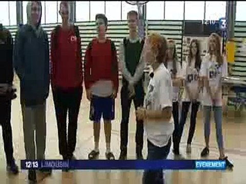 Reportage France 3 Limousin sur le Mondial scolaire de basket à Limoges