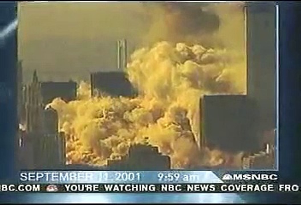 NBC 9/11/01 - 1st Tower Collapse