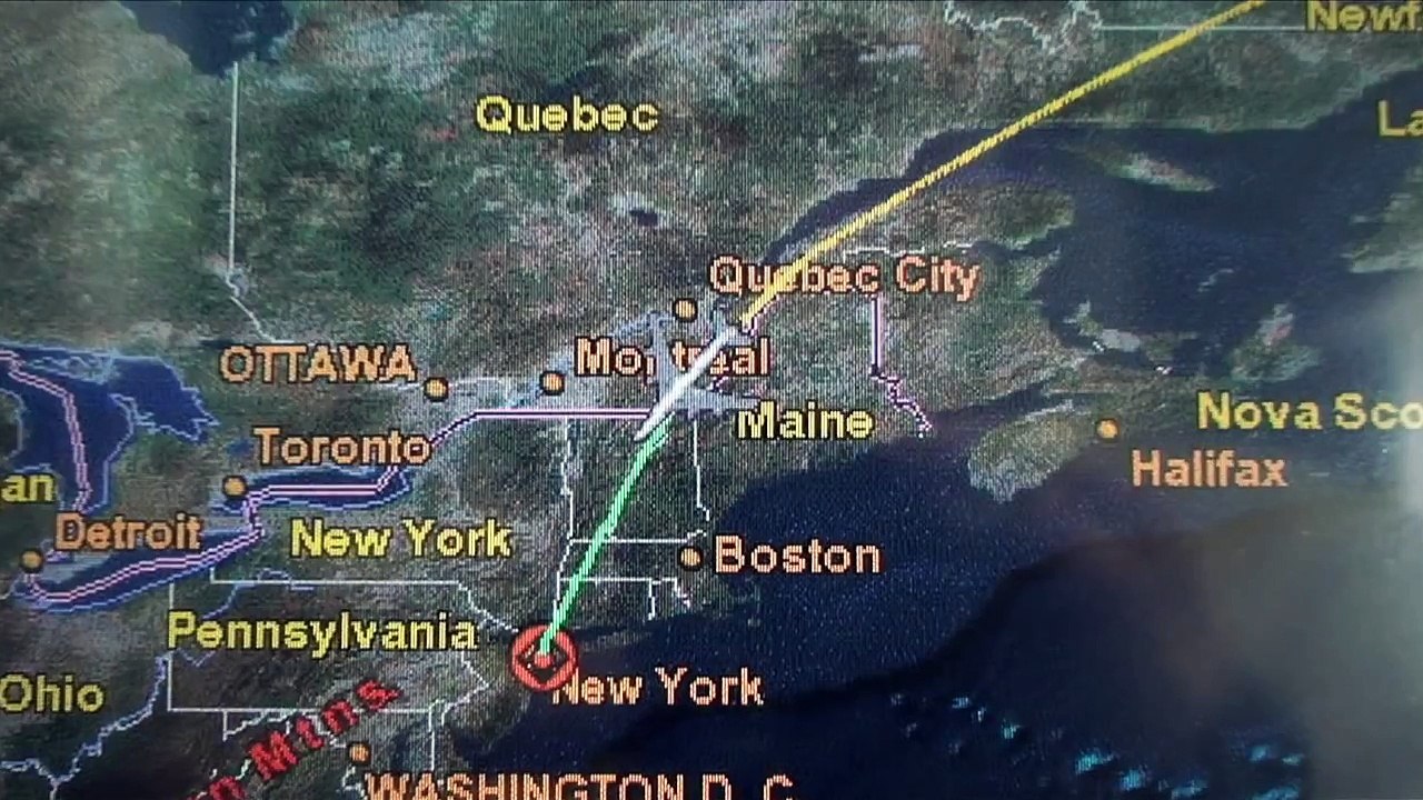 Onboard Virgin Atlantic Flight VS045. London Heathrow, England, UK - New York (J.F.K Intl), USA