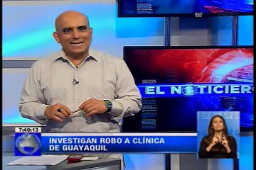 Tres sujetos asaltan clínica privada en el centro de Guayaquil