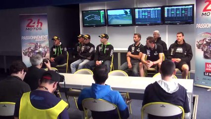 24 Heures Motos 2015 - Conférence de presse Qualifications