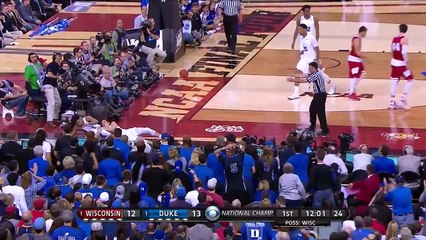 Wisconsin vs. Duke  First half highlights