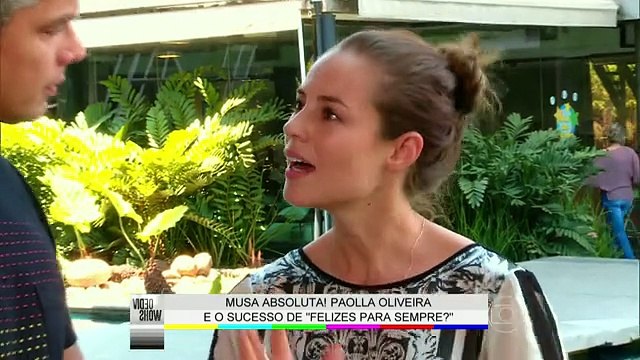 Video Show - “Tem que lidar com naturalidade”, diz Paolla Oliveira sobre cenas sensuais