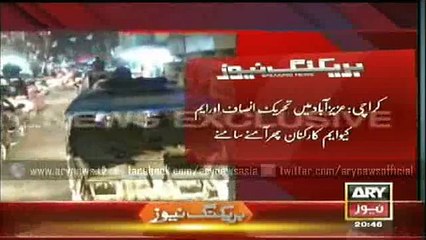 Clash occurred between MQM and PTI workers