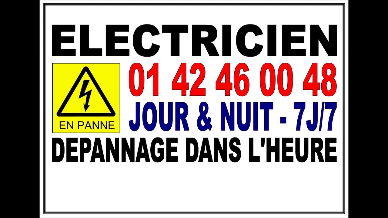 ELECTRICIEN PARIS 16 75016 75116 DEPANNAGE ELECTRICITE 24/24