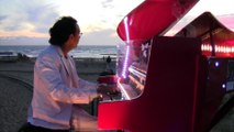 Concert sur plage dans l'Ile D'Oléron - Adagio joué par Frederic LA VERDE