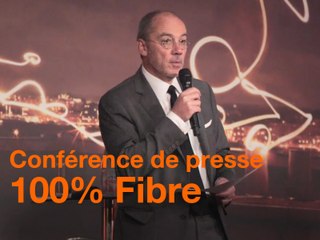 La conférence de presse 100% Fibre d’ Orange