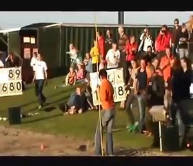 The Longgest Jump World Record in Dutch sport, Fierljeppen!