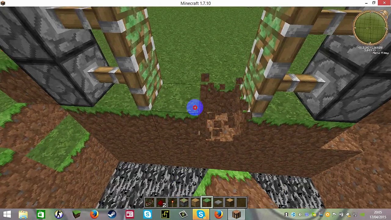 Comment faire une porte redstone automatique sur minecraft