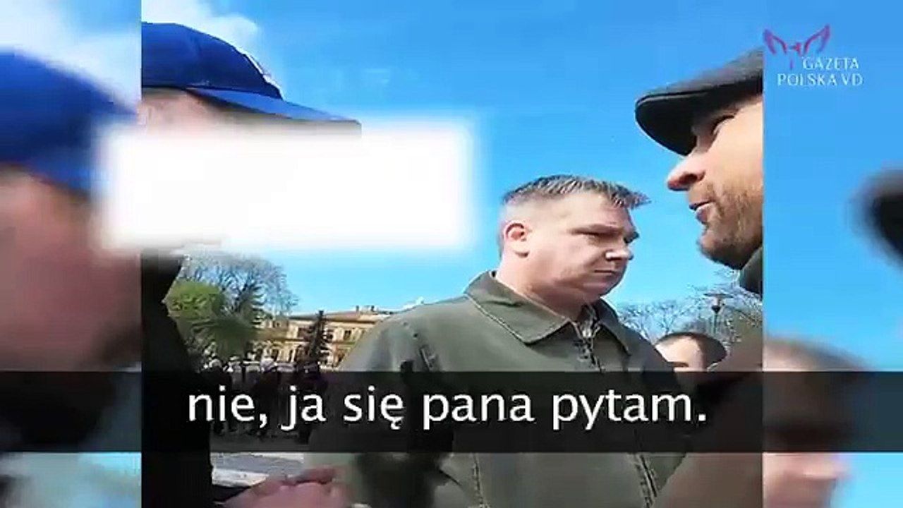 Rozmowa z borowcem na wiecu prezydenta Komorowskiego