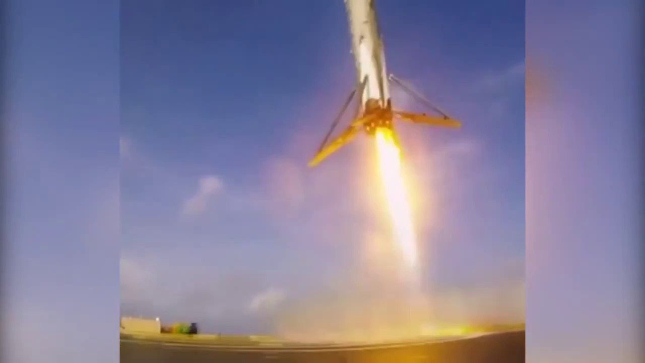 SpaceX Falcon 9 Attempts Landing on Barge (Video from Barge)