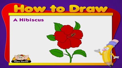 Learn to Draw Flower in Hindi - Hibiscus