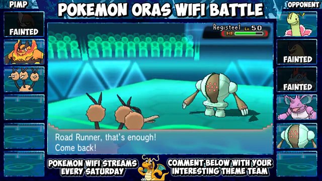Pokemon Omega Ruby and Alpha Sapphire WiFi Battle - FULL LOONEY TUNES TEAM