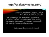 High Risk Merchant Account | Credit Card Processing | esafe payments